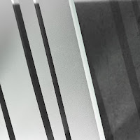 HSK Favorit Nova Drehtür Nische 1000 mm Alu Silber-matt Linea 02 mit Edelglas-Beschichtung