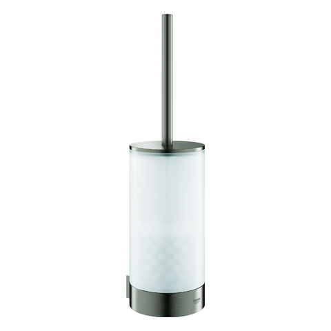 GROHE WC-Bürstengarnitur Selection 41076 Glas/hard graphite gebürstet