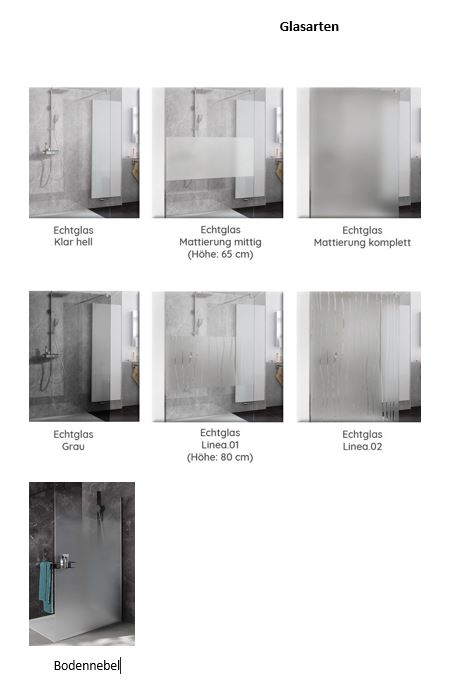 HSK Aperto Pro Dusche Eckeinstieg 100x80 cm Glasversiegelung Twinseal/Bodennebel/schwarz matt/ohne/Stangengriff 390 mm