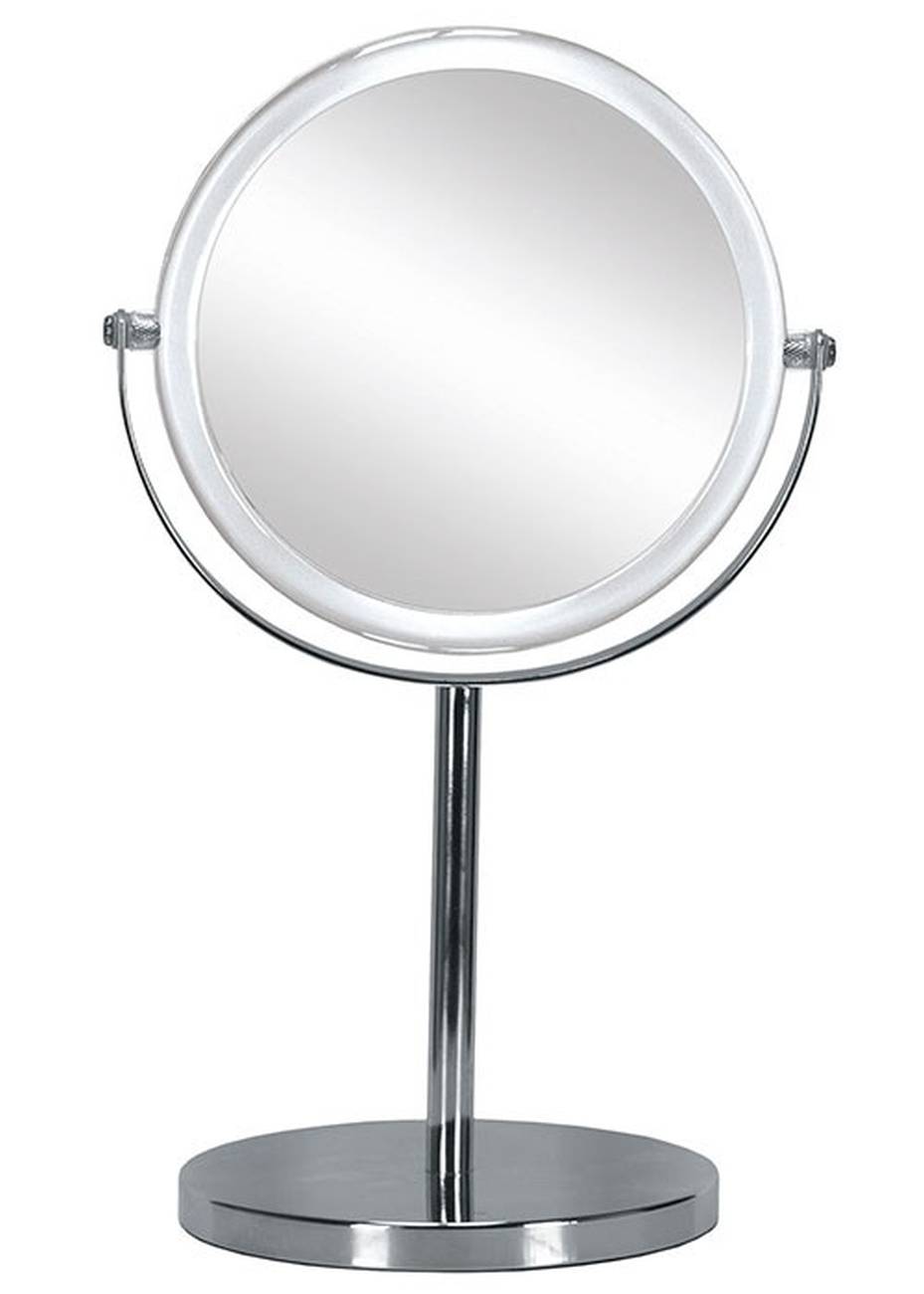 Kosmetikspiegel Transparent Mirror Acryl/Glas/Metall chromiert Clear Spiegel