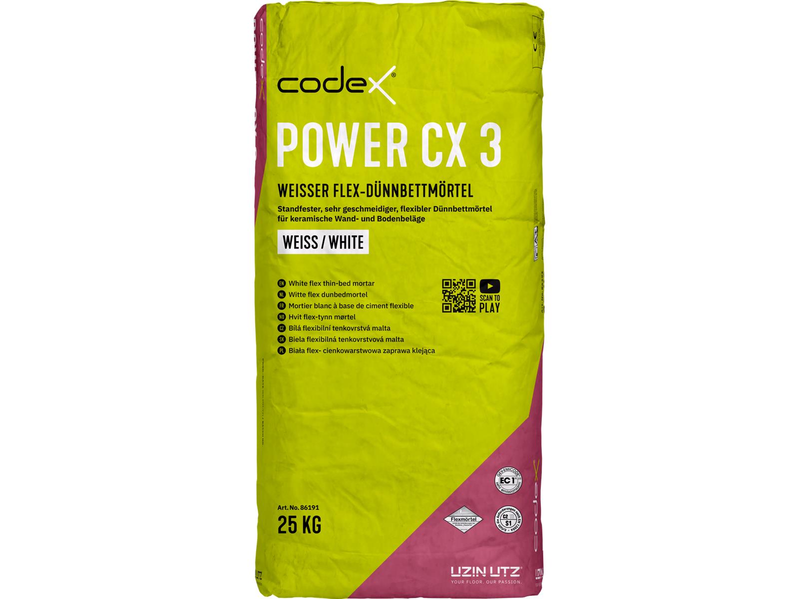 codex Power CX 3 white - 25 kg