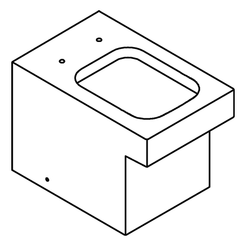 GROHE Stand-Tiefspül-WC Cube Keramik 39485 PureGuard alpinweiß