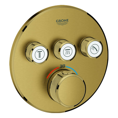 GROHE Thermostat Grohtherm SmartControl 29121 FMS rund 3 ASV cool sunrise geb.