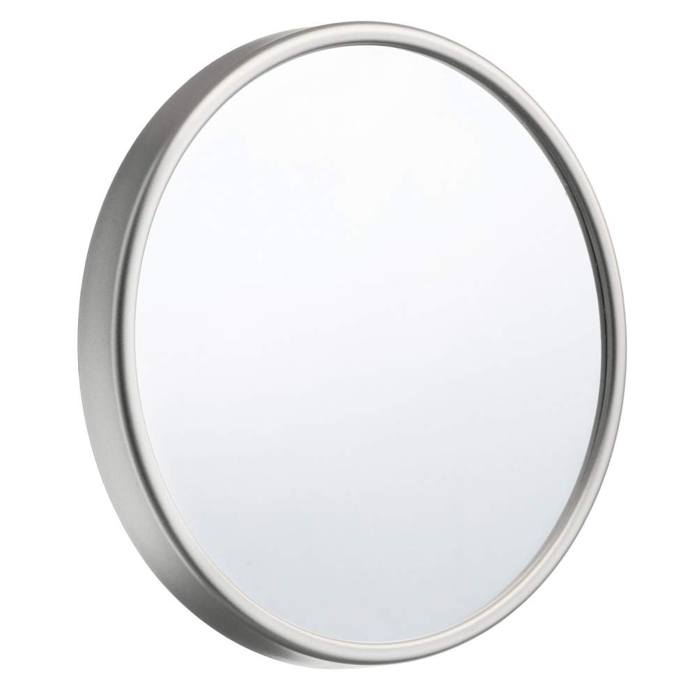 SMEDBO OUTLINE LITE Kosmetikspiegel mit Saugnapf Silber ABS mit Spiegelglas, diam 130 mm