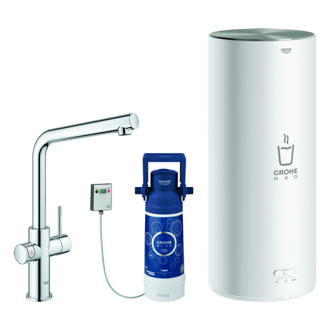 GROHE Armatur und Boiler GROHE Red Duo 30325_1 L-Size L-Auslauf chrom
