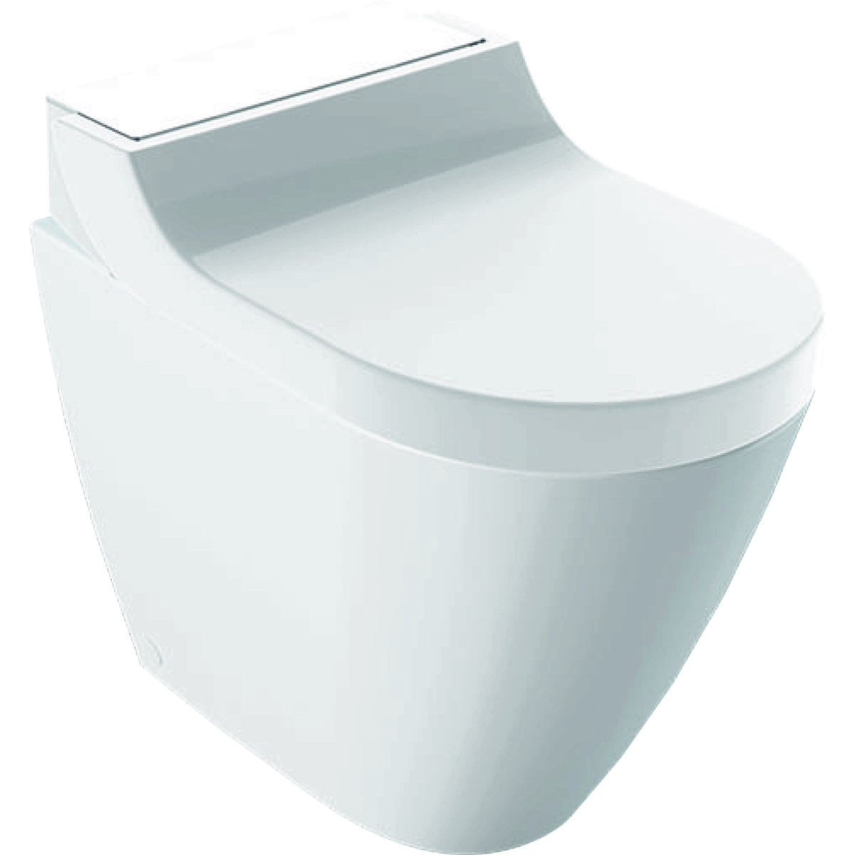 GE Geberit AquaClean Tuma Comfort WC-Komplettanlage Stand-WC Glas weiß