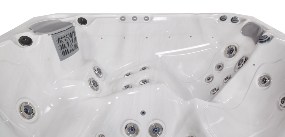 Whirlpool - Malaga Stearling Silver Grau Standardisolierung mit Wellisstep +199€ mit Kranentladung +699€