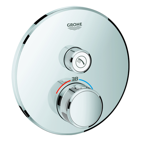 GROHE Thermostat Grohtherm SmartControl 29118 FMS rund 1 Absperrventil chrom