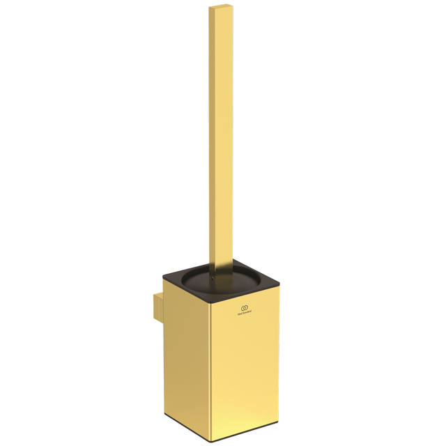 IS WC-Bürstengarnitur Conca Cube eckig Brushed Gold