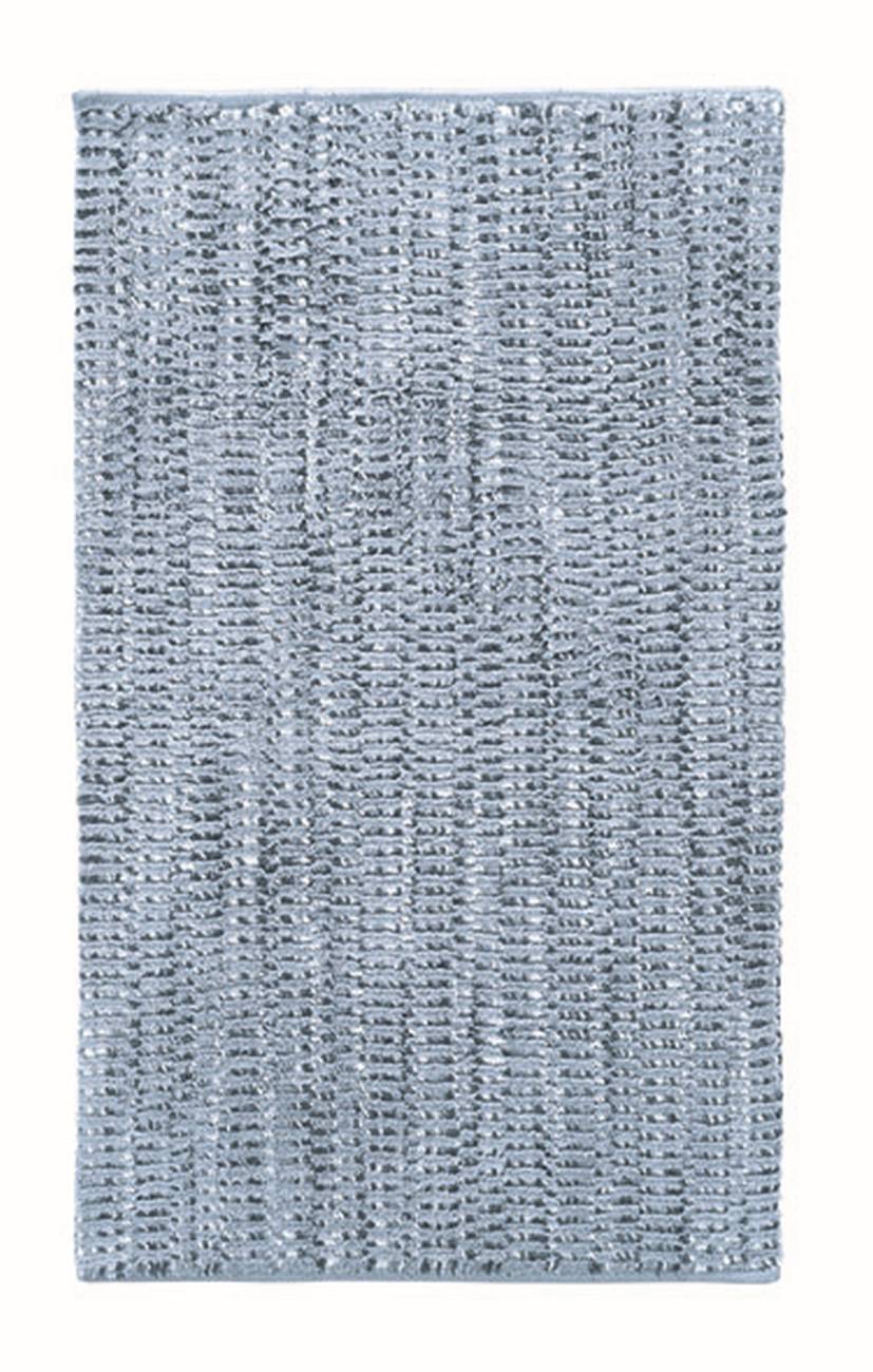 Badteppich Sway 100 % Baumwolle Blau 70x120 cm