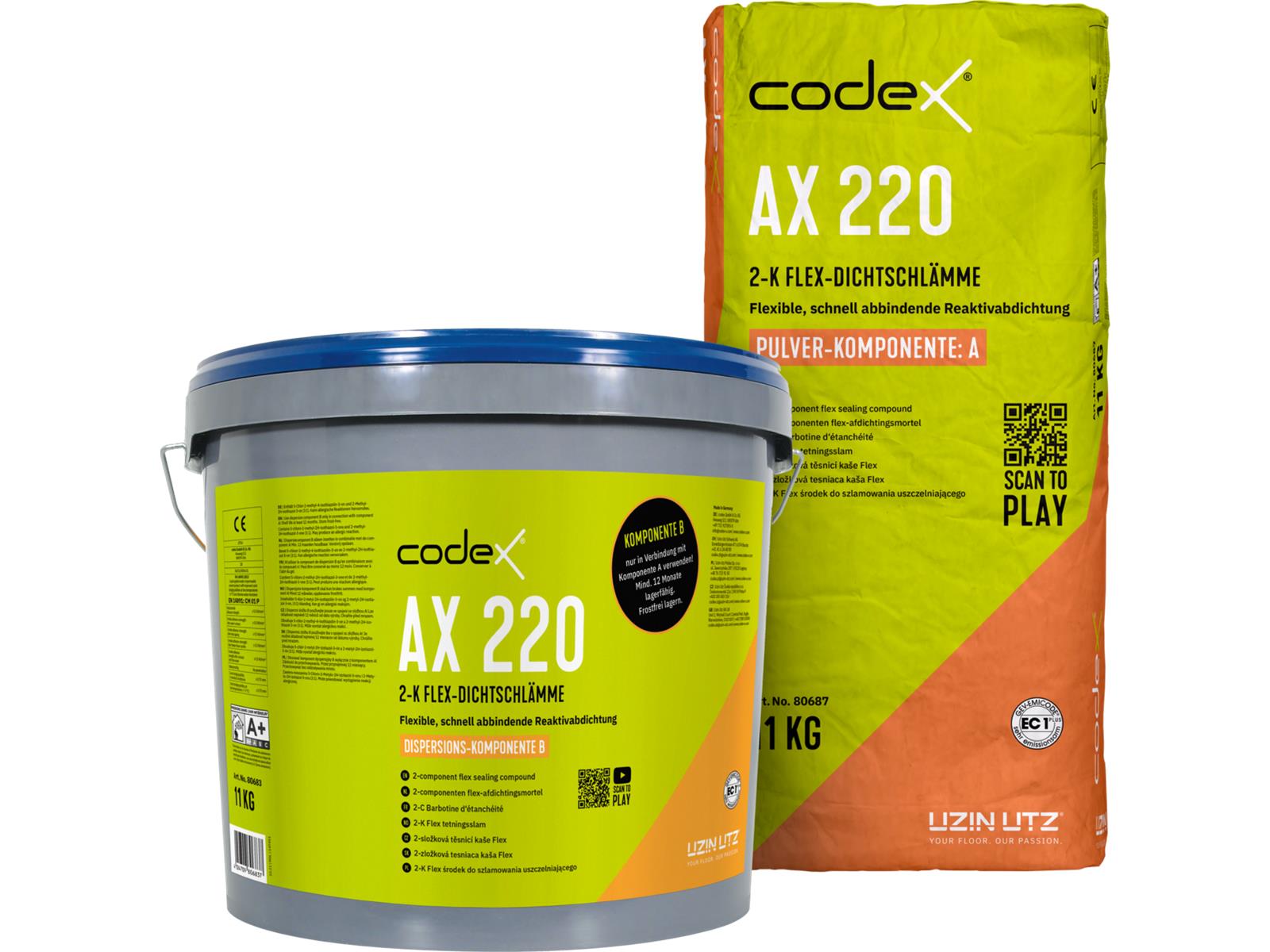 codex AX 220 A+B -22 kg