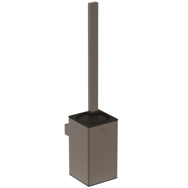 IS WC-Bürstengarnitur Conca Cube eckig Magnetic grey