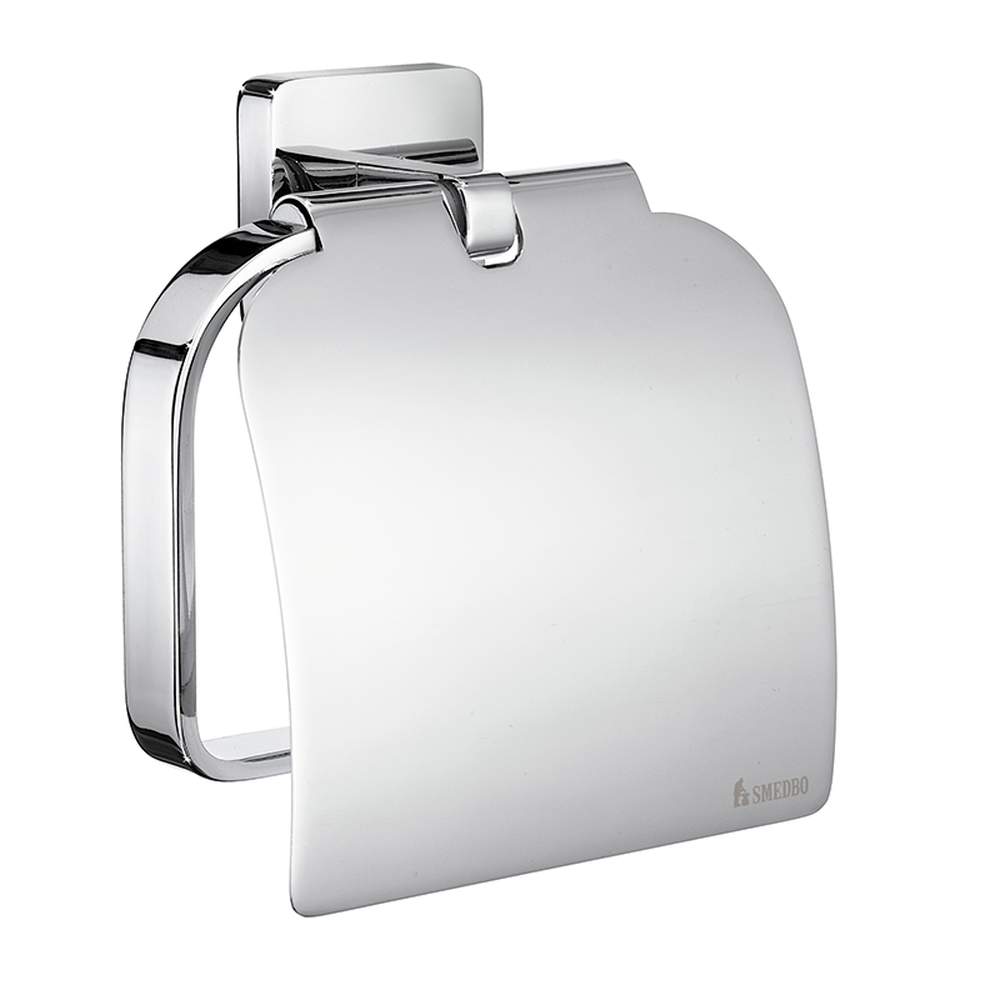 SMEDBO ICE Toilettenpapierhalter mit Deckel Verchromt