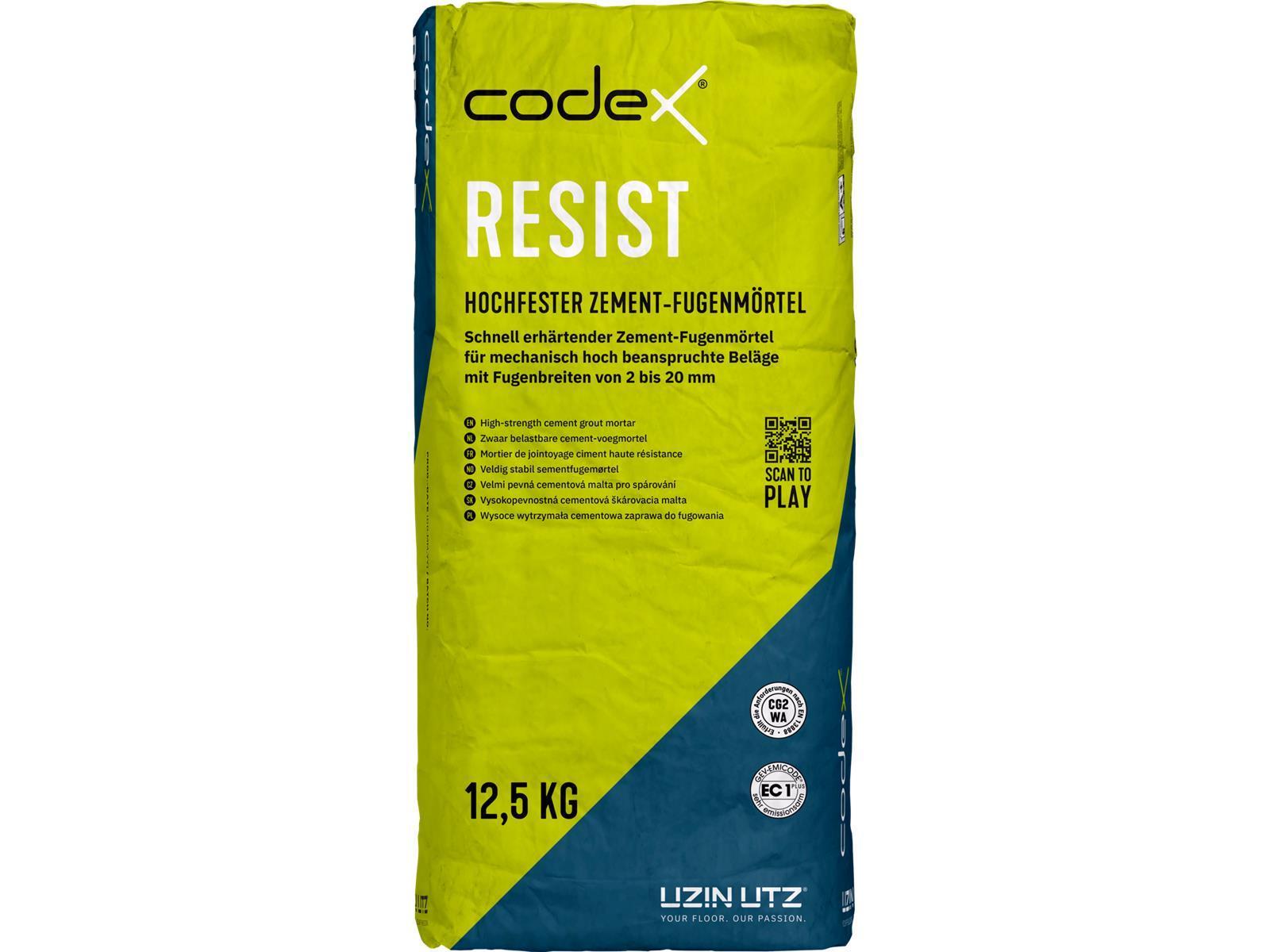 codex Resist 12,5 kg zementgrau