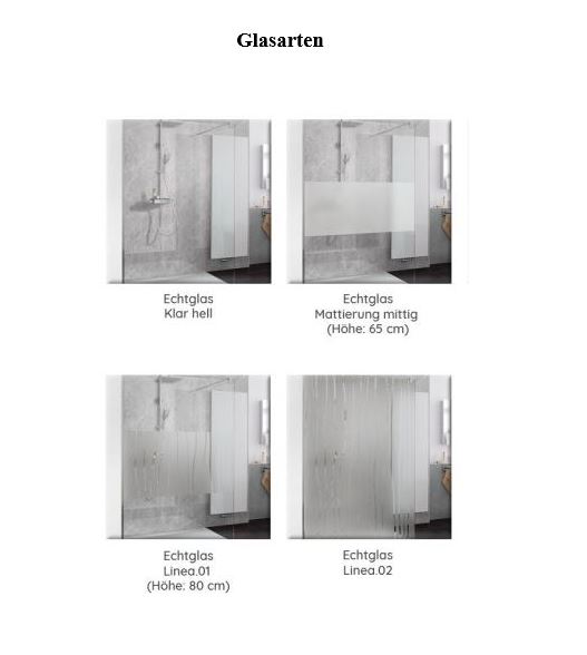 HSK Premium Classic Duschtür mit Seitenwand 100x100 cm ohne klar hell alu silber matt links