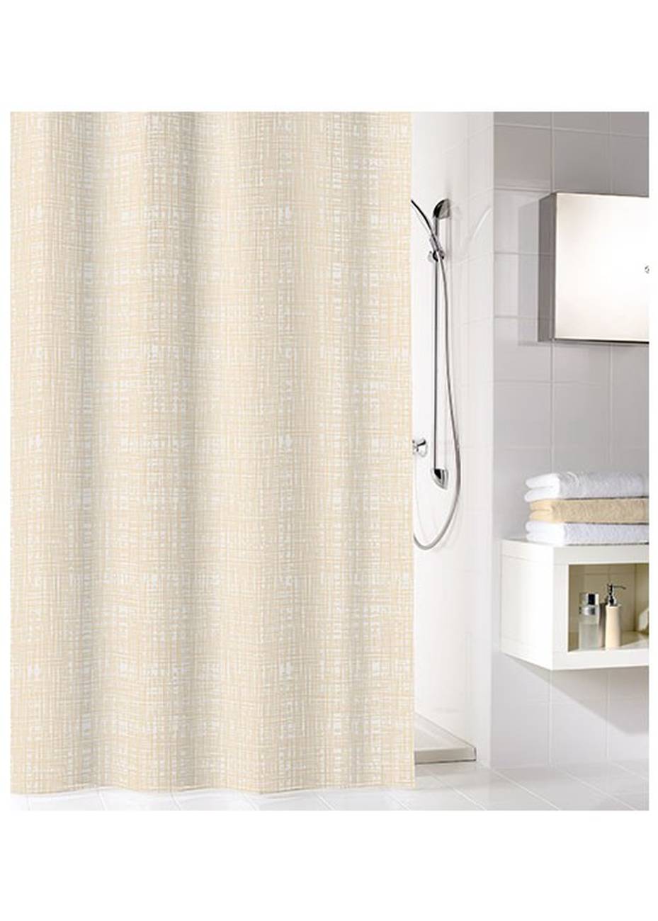 Duschvorhang Linen 100 % Polyester Bast 180x200 cm