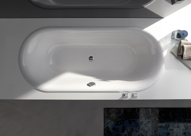 Bette Lux Oval - 1900×900 mm Weiß inkl. Antirutsch exkl. Wannenträger