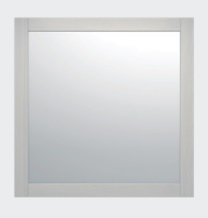 Zen Badmöbel Spiegel White Wash Finish_100 x 80 cm
