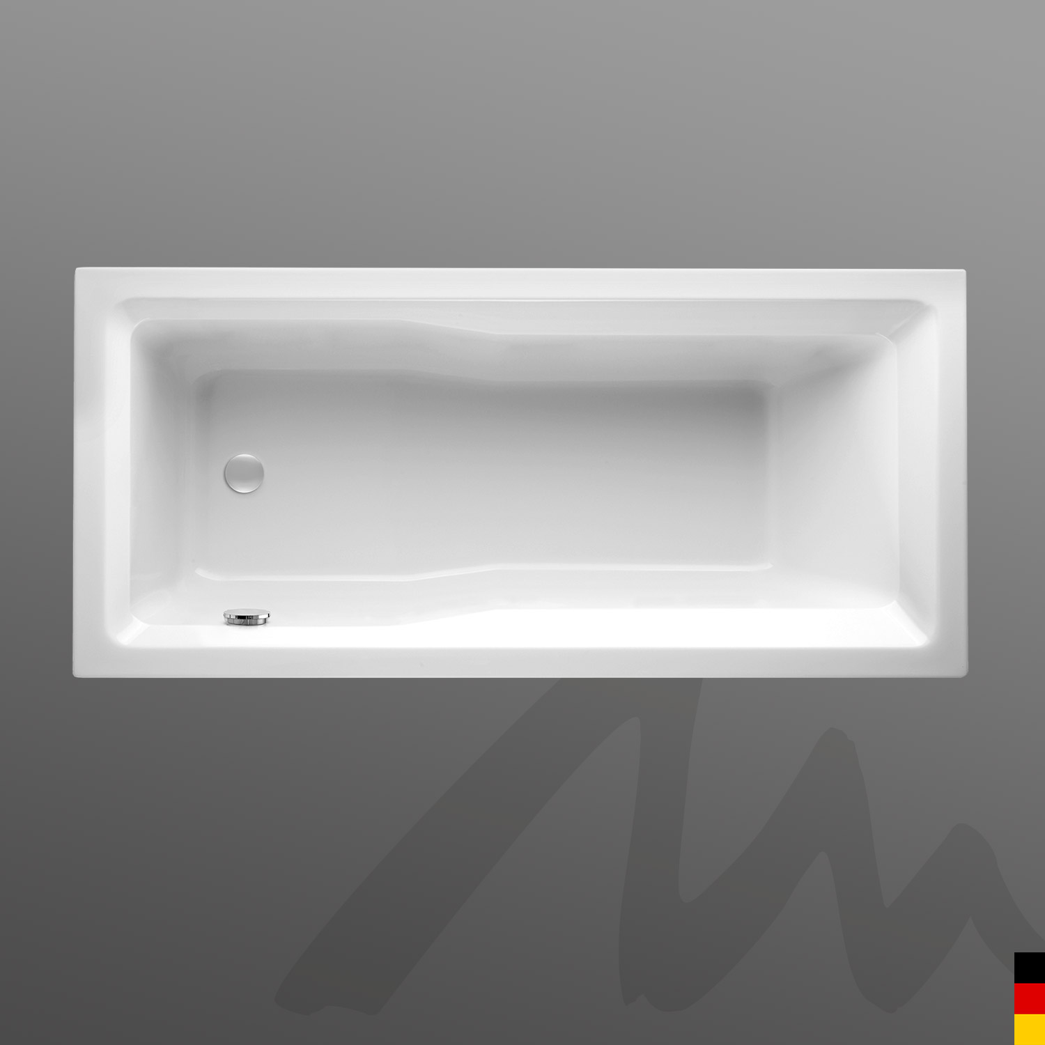 Mauersberger Badewanne Rechteck Jatro 175/80  175x80x42  Farbe:weiß