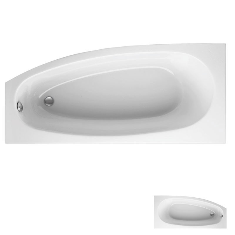 Mauersberger Badewanne Kompaktform Bombax 160x75x45cm Whirlsystem Energy Komfort Wish-Farblicht Therapie - 2 LED-Scheinwerfer