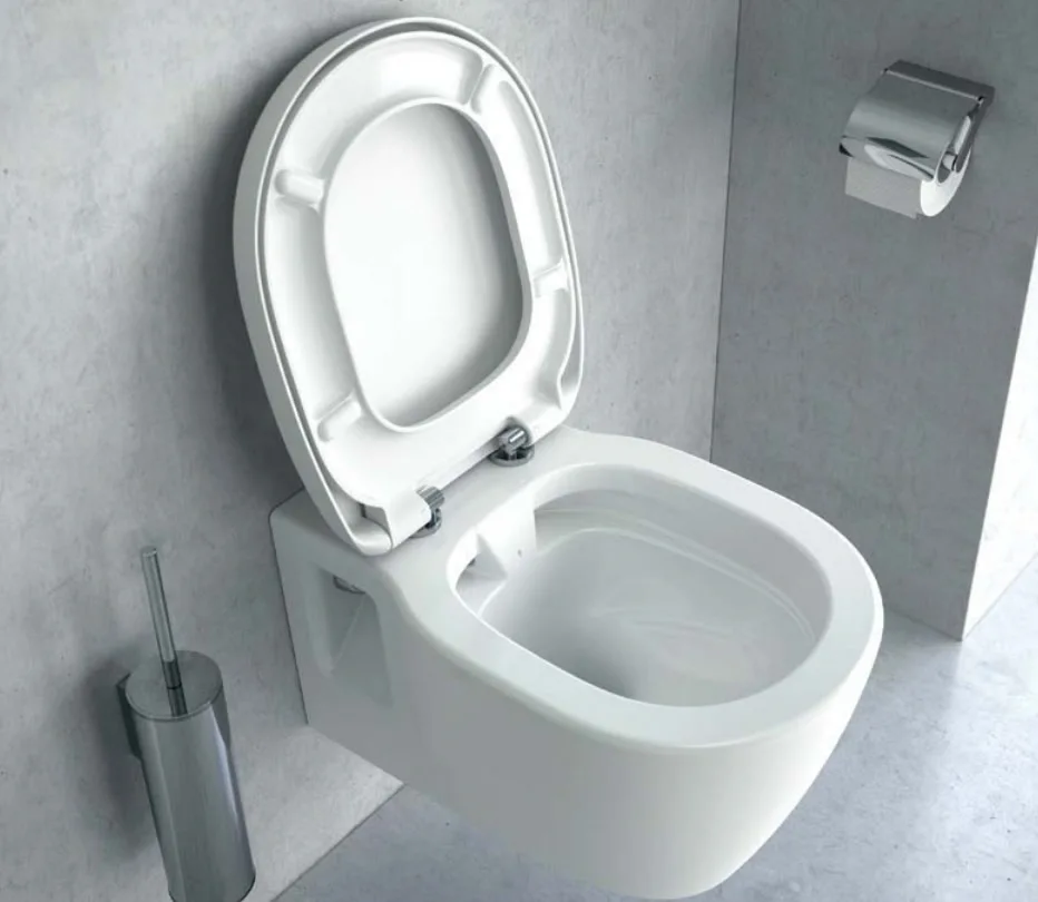 IS WC-Paket Connect WC randlos m.WC-Sitz Softclosing 365x550x340mm Weiß