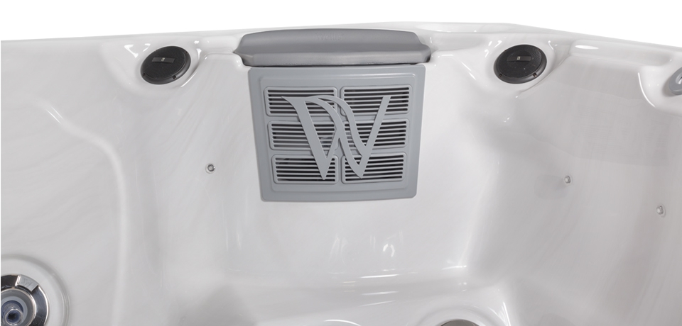 Whirlpool - Malaga Stearling Silver Grau Standardisolierung mit Wellisstep +199€ mit Kranentladung +699€