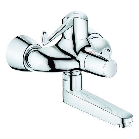 GROHE THM-WT-Batterie Grohtherm Special 34020_1 Wandmont. Armhebelbetät. chrom